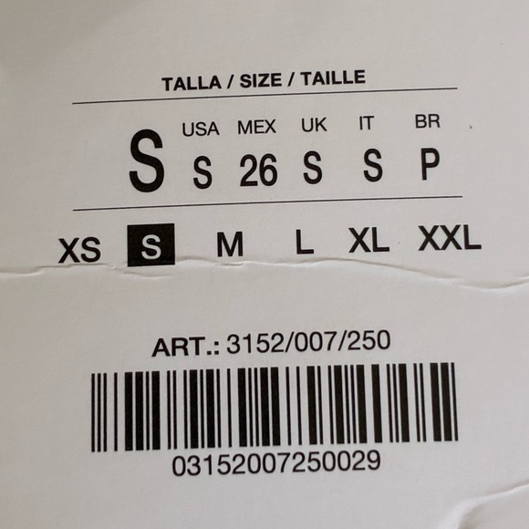 NWT. Zara White Top with Bow at the Back. Size XS, S. - Picture 7 of 10